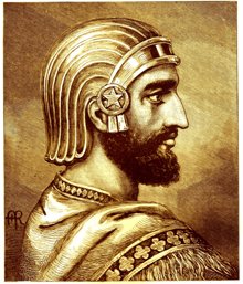 Ciro, o Grande, o primeiro rei da Pérsia, libertou os escravos da Babilónia em 539 a.C.